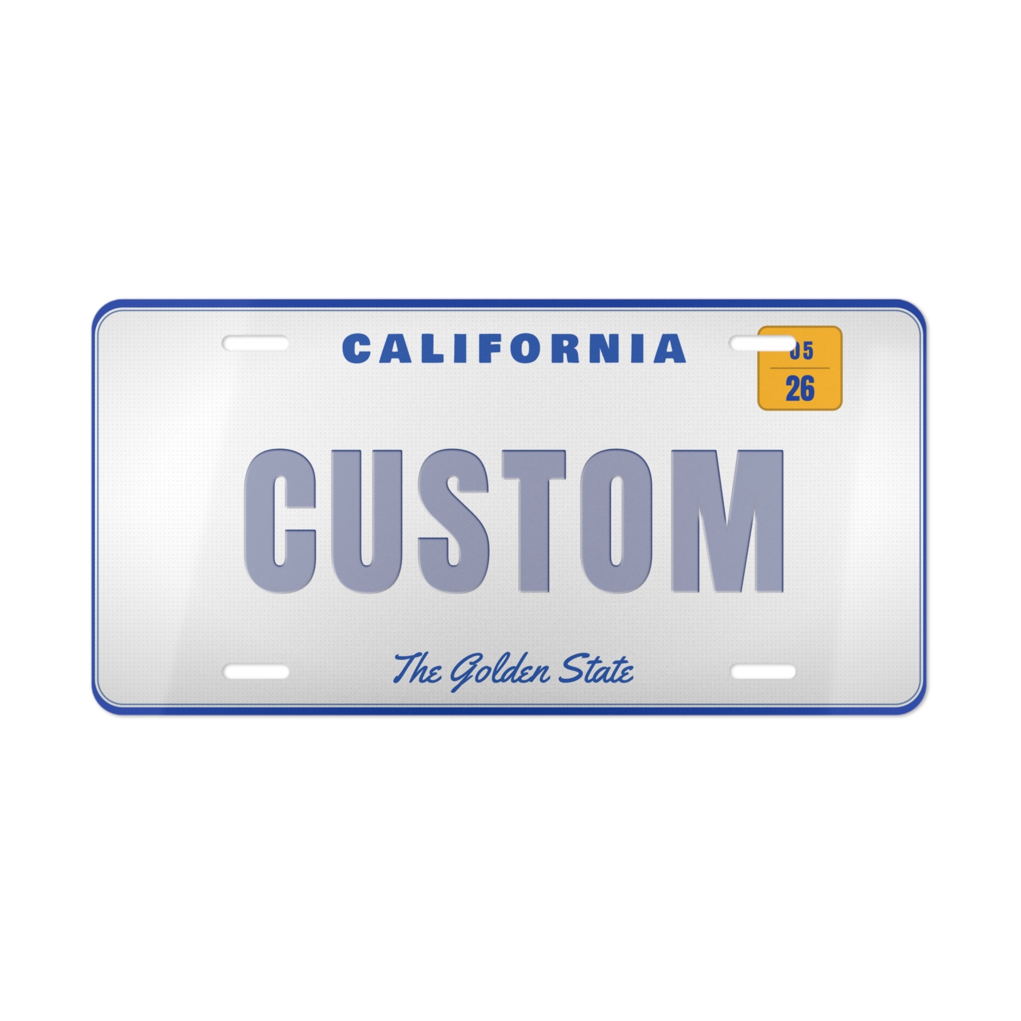 Custom License Plate - Full Size