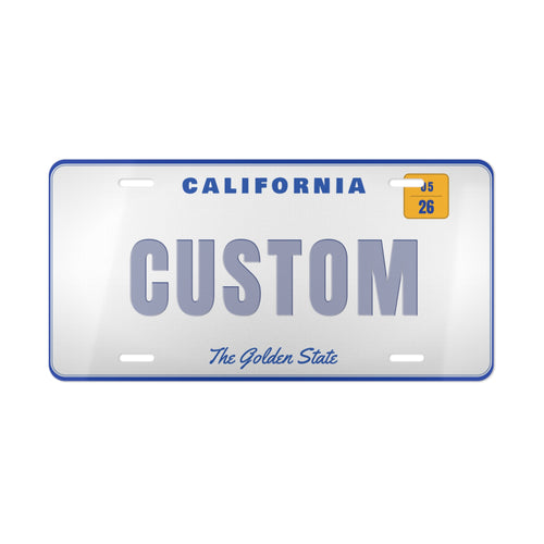 Custom License Plate - Full Size